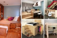 Space saving bedroom furniture for tiny homes
